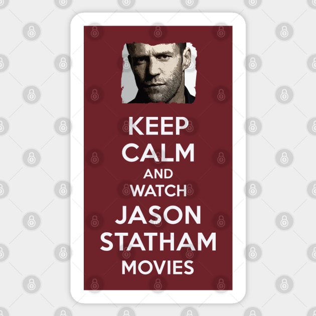 Keep Calm and watch Movies Sticker by Naumovski